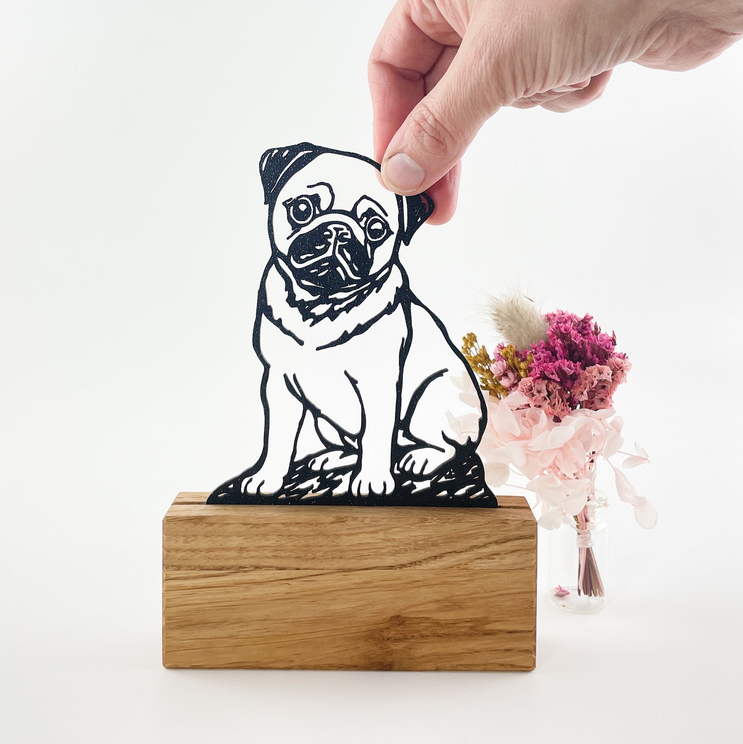 3D-Druck Steckmotiv Mops - Moritz