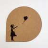 tropfenförmig / Mädchen mit Ballon