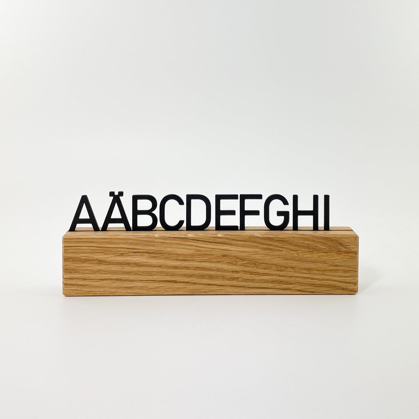 3D-Druck Steckmotiv Buchstaben - Bahnschrift