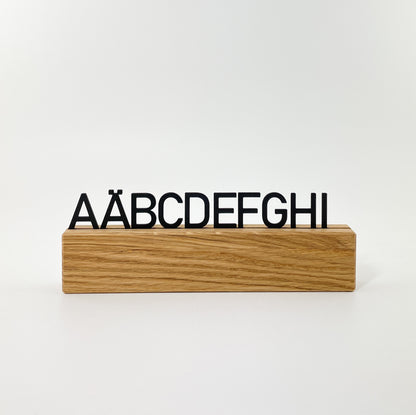 3D-Druck Steckmotiv Buchstaben - Bahnschrift