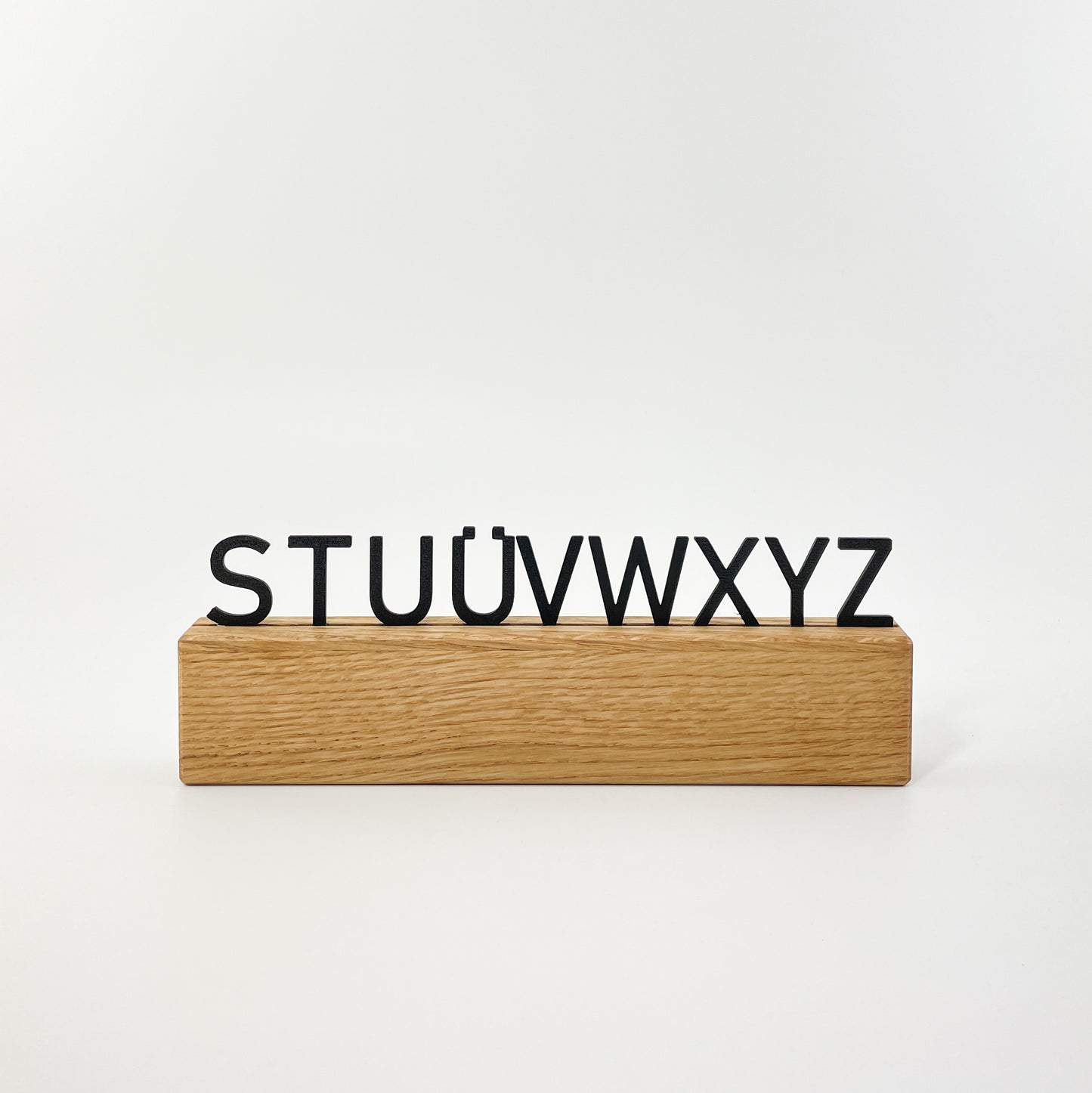 3D-Druck Steckmotiv Buchstaben - Bahnschrift