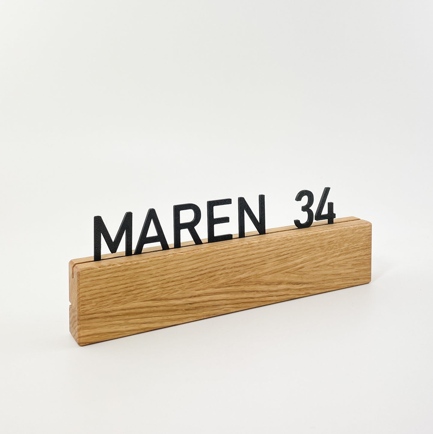 3D-Druck Steckmotiv Buchstaben - Bahnschrift