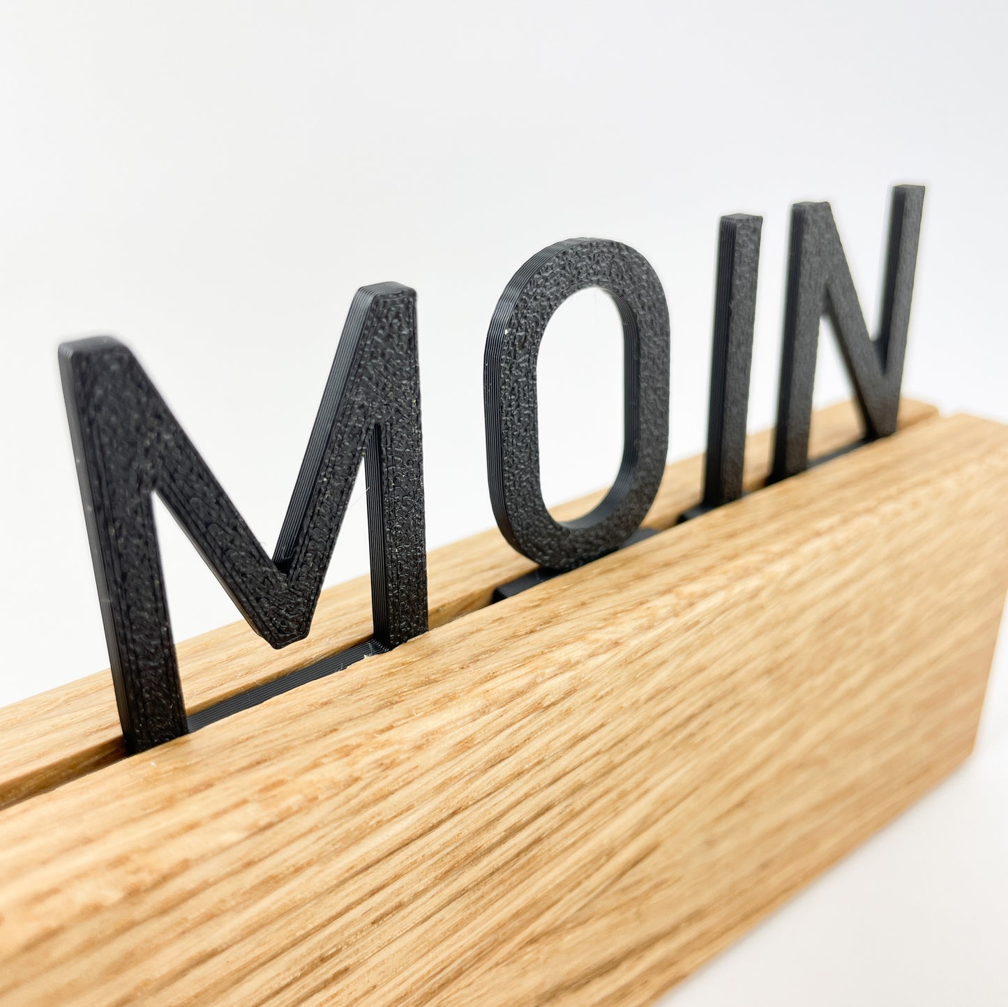 3D-Druck Steckmotiv Buchstaben - Bahnschrift