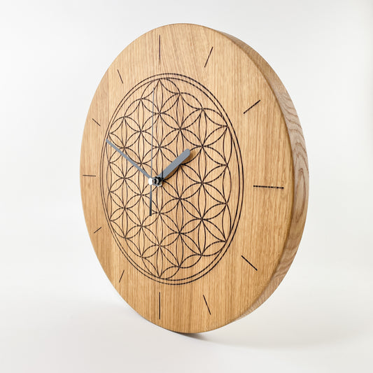 wooden wall clock - Leona