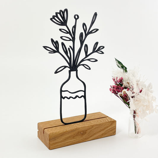 3D-Druck Steckmotiv Blumenvase - Bouvardia