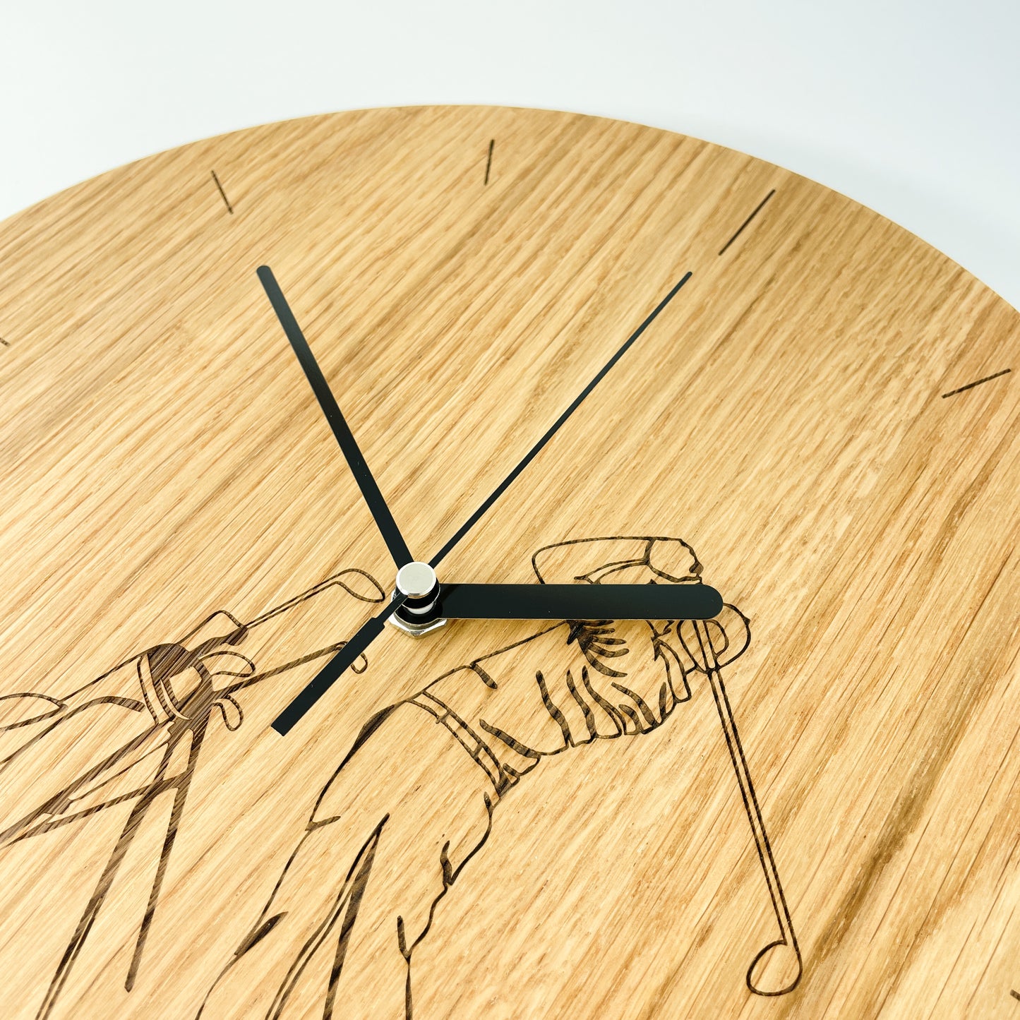 wooden wall clock - Leona