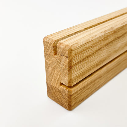 Holzdeko Kartenhalter in zwei Größen - Kasper