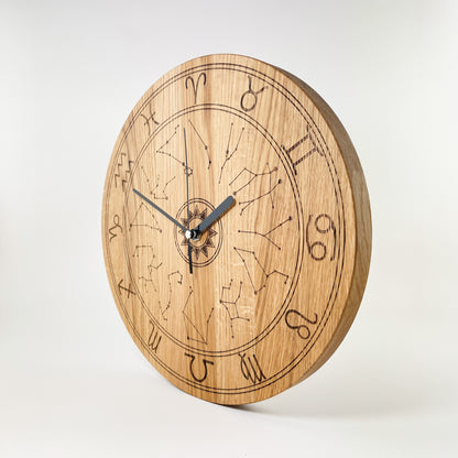 wooden wall clock - Leona